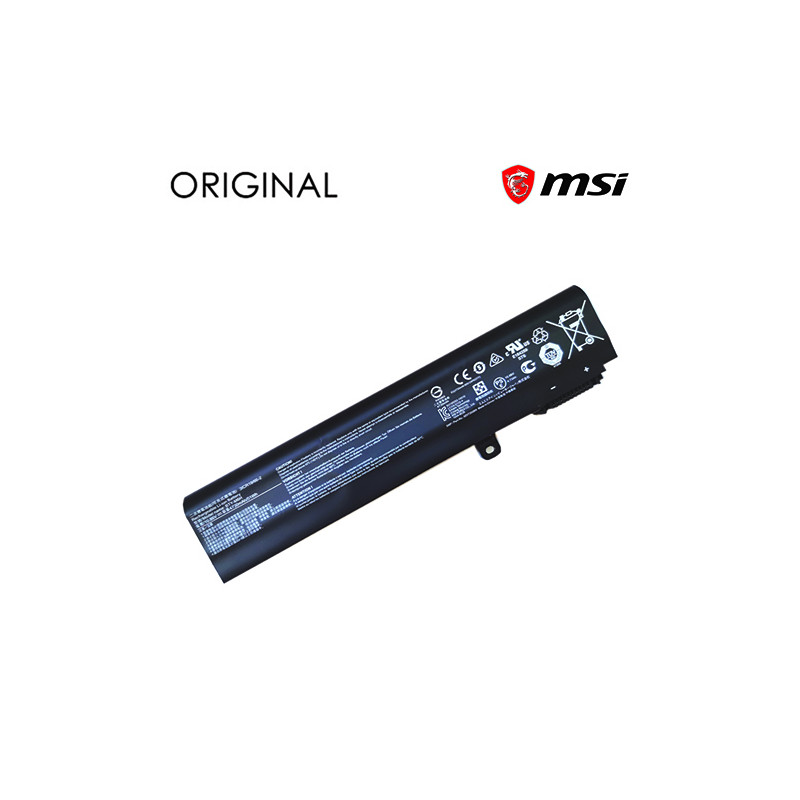 Nešiojamo kompiuterio baterija MSI BTY-M6H, 4730mAh, Original