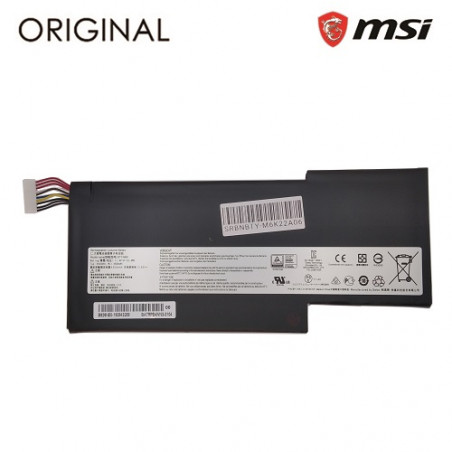 Nešiojamo kompiuterio baterija MSI BTY-M6K, 4500mAh, Original