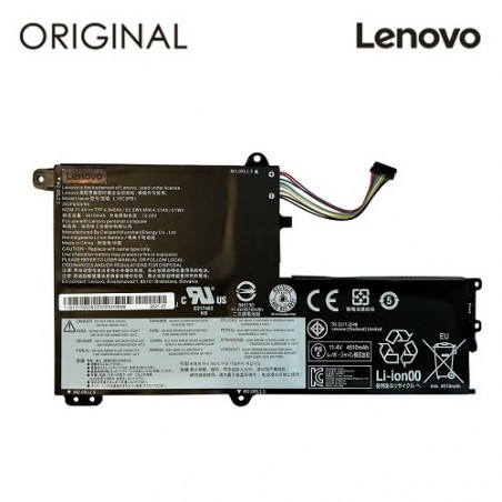 Nešiojamo kompiuterio baterija LENOVO L15C3PB1, 4510mAh, Original