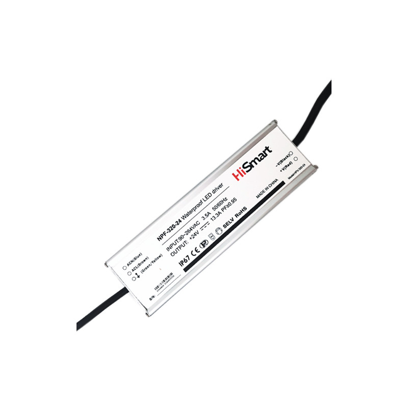 Maitinimo šaltinis 24V, 13.3A, 320W, PFC, IP67