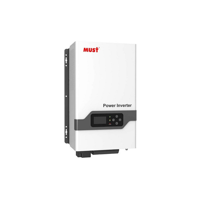 Inverteris MUST 2kW, 1-fazis, DC12V, PURE SINUS