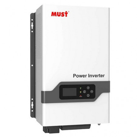 Inverteris MUST 2kW, 1-fazis, DC12V, PURE SINUS