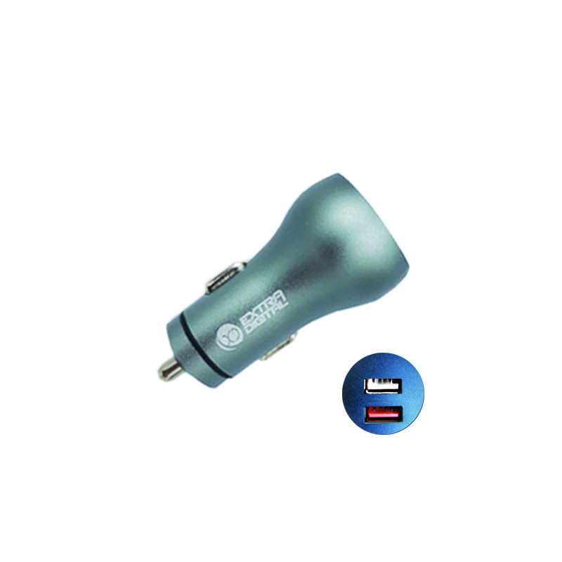 Kroviklis USB 2.0+ USB 3.0: 12V-24V, 30W, QC3.0