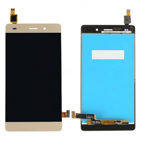 Ekranas LCD Huawei P8 Lite (auksinė) restauruotas