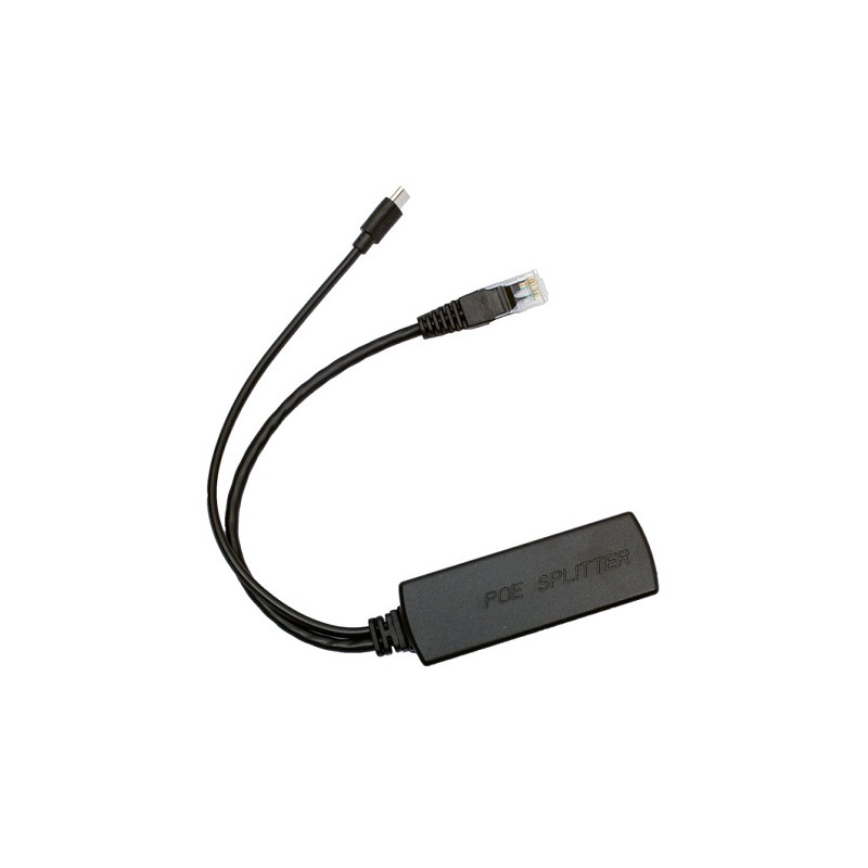 PoE 10/100M spliteris - Micro USB 5V 2A