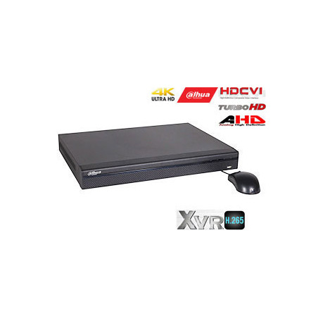 Pentabrid 4K įrašymo įrenginys 8kam. HDCVI/AHD/TVI/CVBS/IP, 4K 7fps, 4MP 15fps(non-realtime), PoC