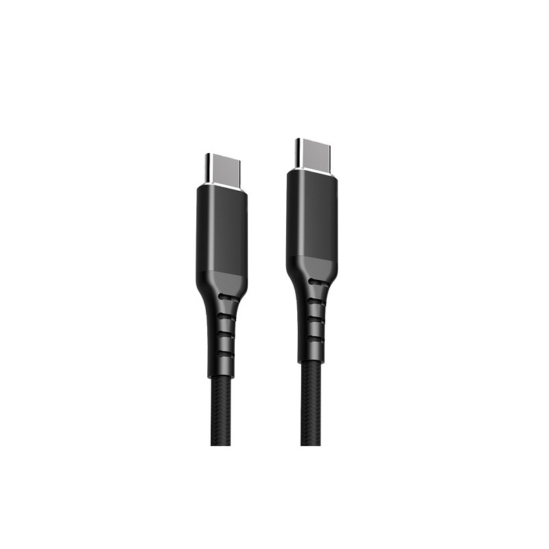 Kabelis USB-C - USB-C, PD60W (juodas, 3m)