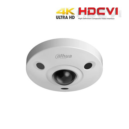 HD-CVI kamera 4K Fish-Eye 8MP 2.5mm 280 , IR iki 15m, WDR, IK10, IP67