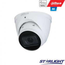 IP kamera kupol. 4MP STARLIGHT AI, IR pašv. iki 40m, 1/3 2.7~13.5mm. automatinis obj, SMD, IVS