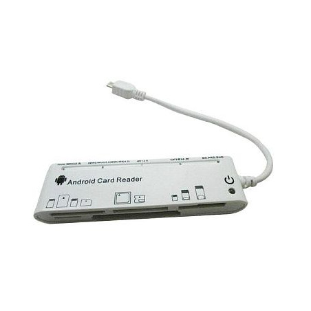 Kortelių skaitytuvas OTG 5 lizdai Micro USB
