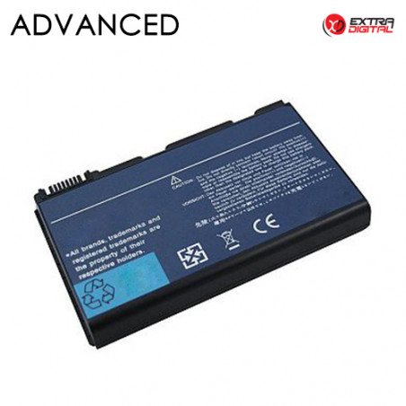 Nešiojamo kompiuterio baterija ACER TM00741, 5200mAh, Extra Digital Advanced