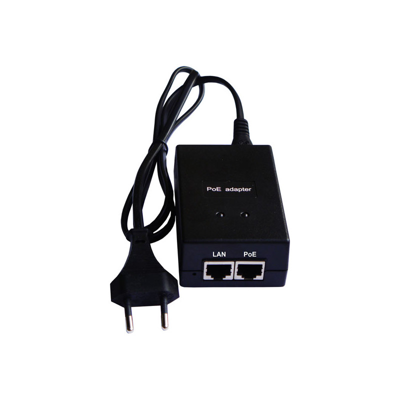 PoE įterpėjas-injector 1 kanalo POE-004, 48V, 0,4A