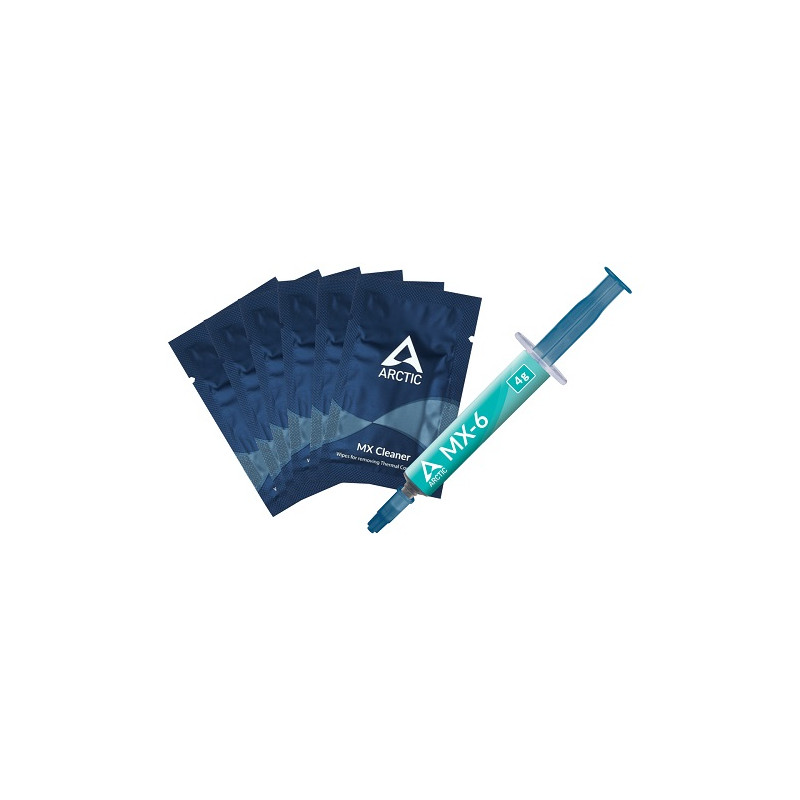Termo pasta ARCTIC MX-6, 4g su 6vnt. MX šluostėm