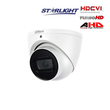 HD-CVI kam. STARLIGHT kupolinė 2.1MP su LXIR iki 50m, 2.8mm obj., STARVIS sensor., WDR, su mikrofonu