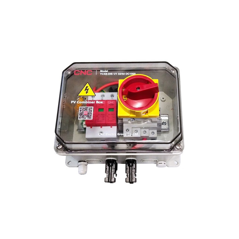 PV atjungimo skydelis, DC 1in-1out, IP67