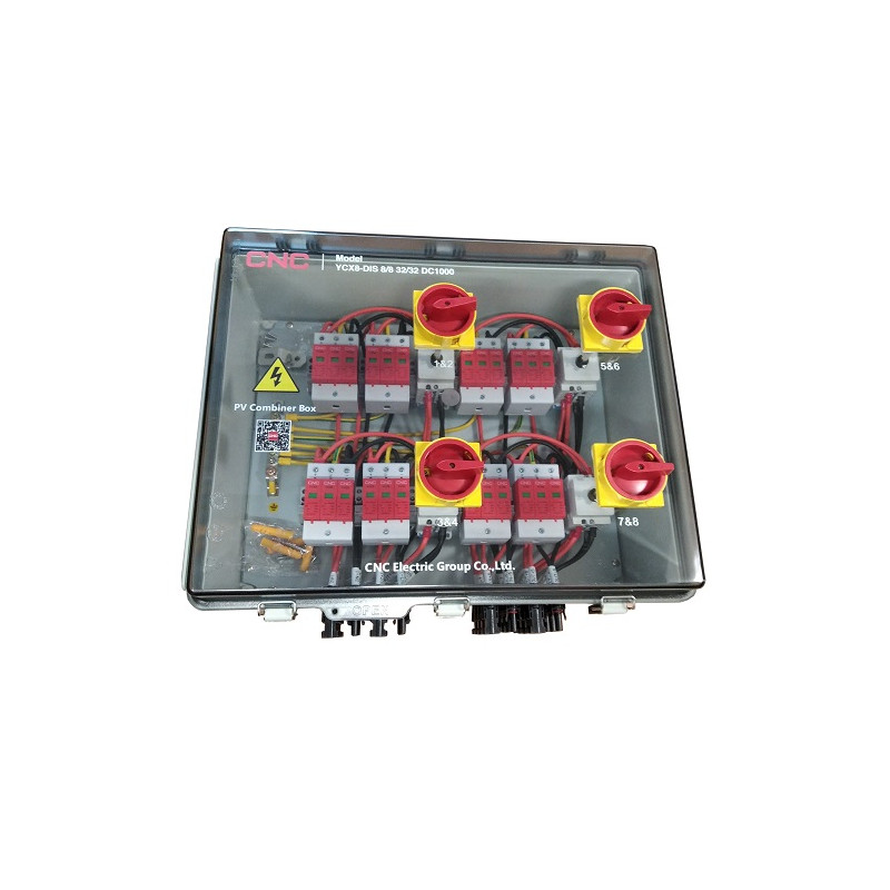 PV atjungimo skydelis, DC 8in-8out, IP66