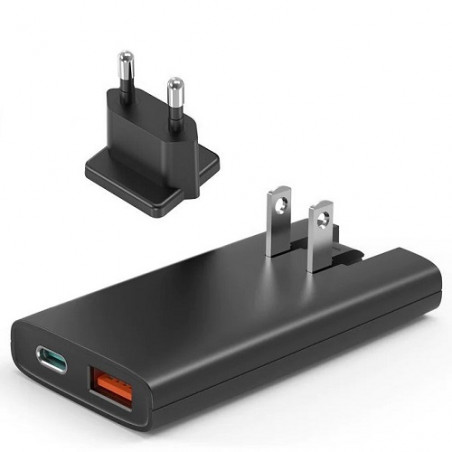 Kelioninis kroviklis CHOETECH GaN USB-C, USB-A: 67W, PD