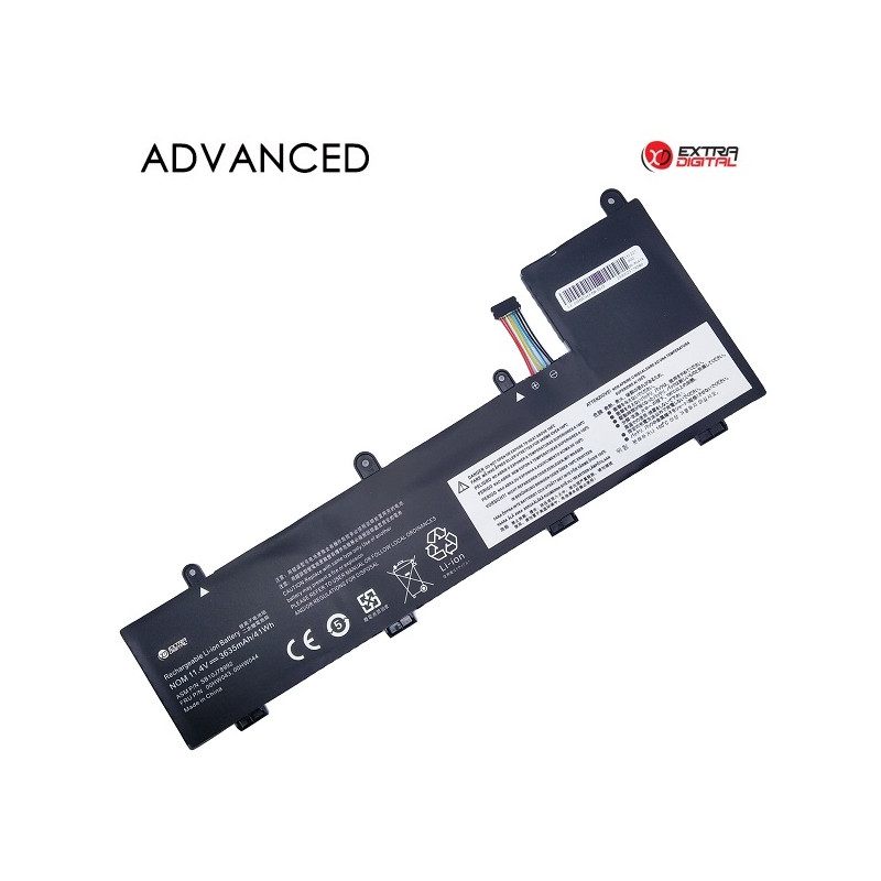 Nešiojamo kompiuterio baterija LENOVO 00HW043, 3635mAh, Extra Digital Advanced