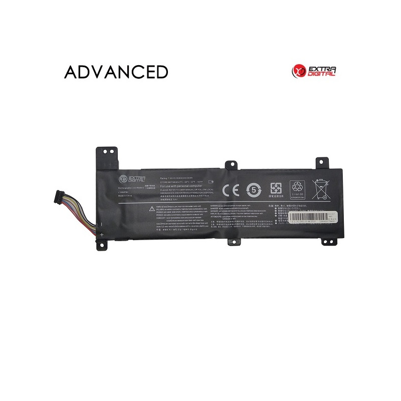 Nešiojamo kompiuterio baterija LENOVO L15M2PB2, 4500mAh, Extra Digital Advanced