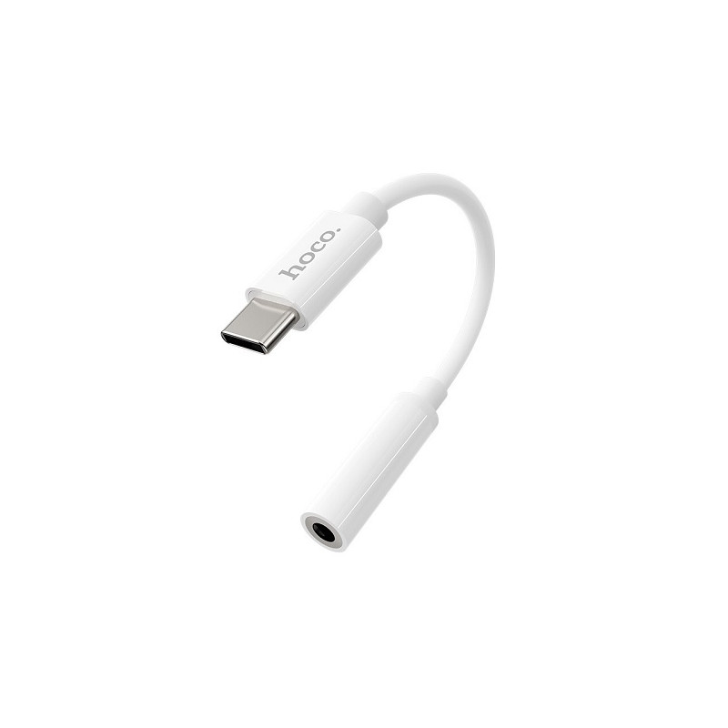 Adapteris HOCO USB Type-C (M) - ausinių jungtis 3.5mm (F)