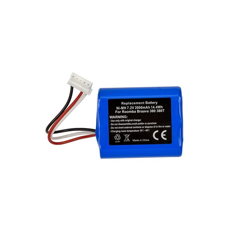 Akumuliatorius prietaisams IROBOT Braava 380, 7.2V, 2.0Ah, Ni-MH