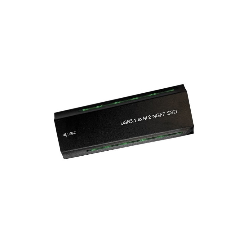 Ultra M.2 PCIe NGFF/NVMe SSD dėklas USB3.2, 20Gbps, RGB