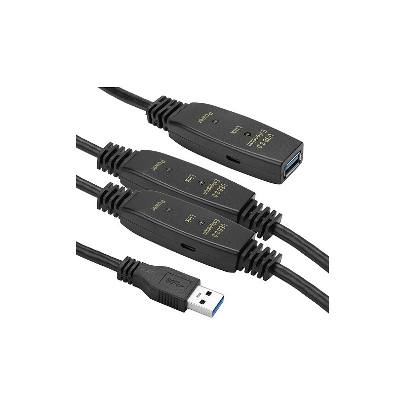 Kabelis ilgiklis USB 3.0 AF AM, 20m