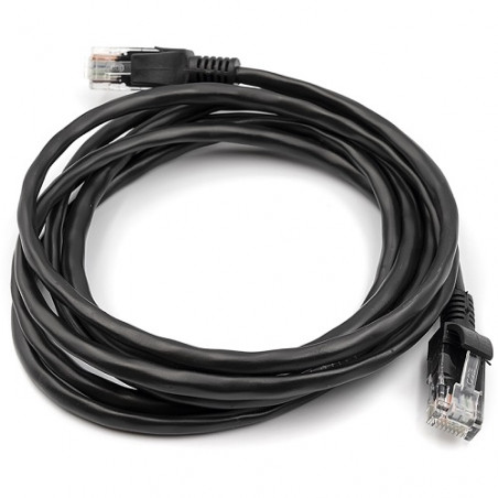Kabelis Cat5E UTP, 2m, juodas