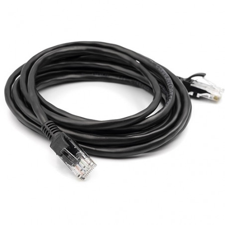 Kabelis Cat5E UTP, 3m, juodas