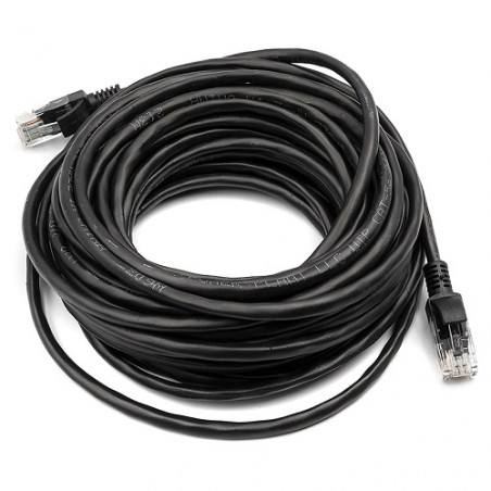 Kabelis Cat5E UTP, 10m, juodas