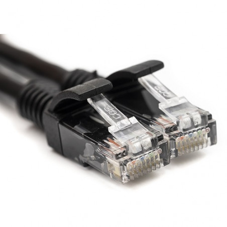 Kabelis Cat5E UTP, 25m, juodas