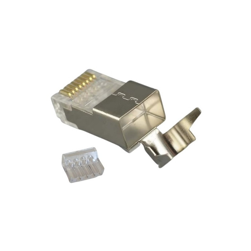 RJ45 jungtis ekranuota FTP CAT7, 20 vnt.