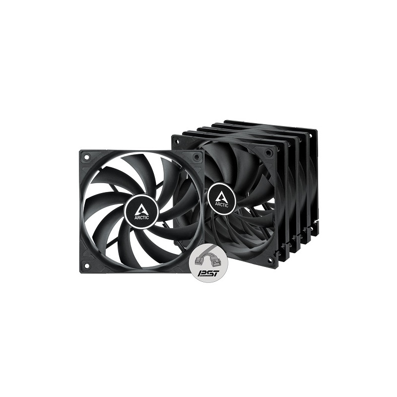 ARCTIC F12 PWM PST korpuso ventiliatoriai, 4-pin, 120mm, 5vnt.
