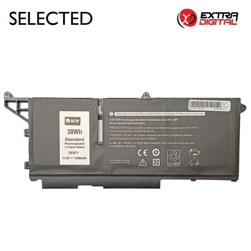 Nešiojamo kompiuterio baterija DELL 293F1, 3300mAh, Extra Digital Selected