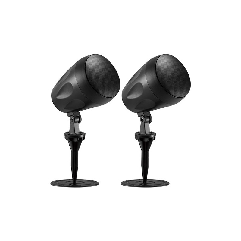 6.5" lauko garsiakalbiai (pora), juodi