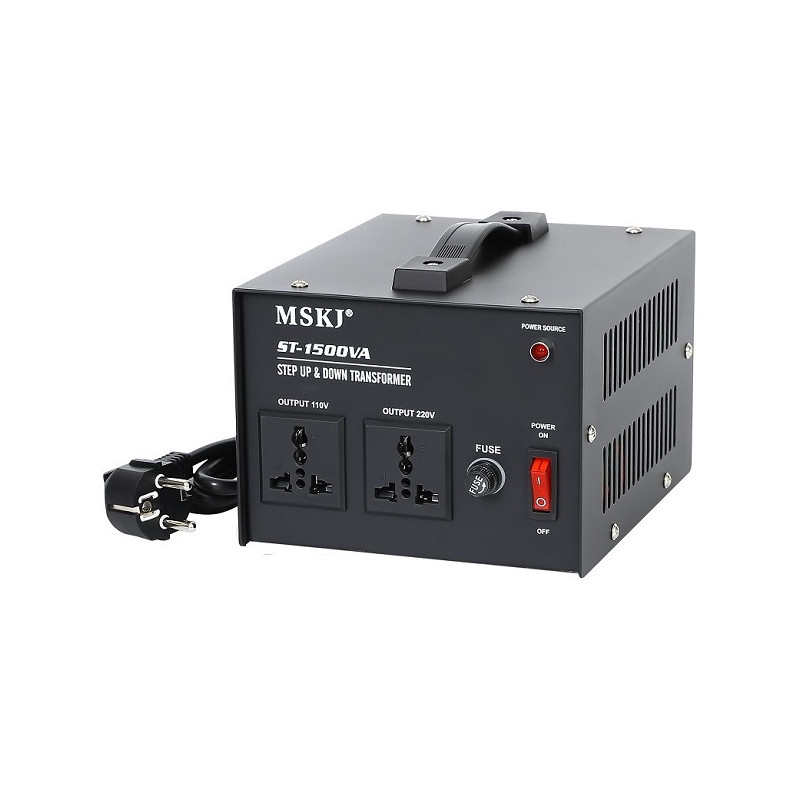 Įtampos transformatorius 110VAC-220VAC/ 220VAC-110VAC, 1500VA