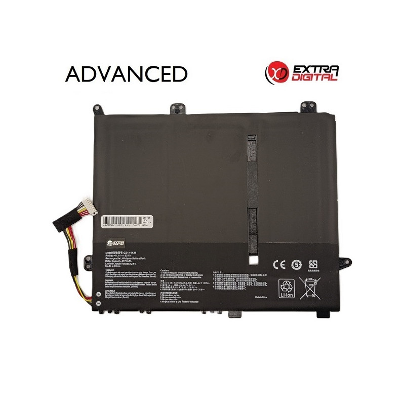 Nešiojamo kompiuterio baterija ASUS C31N1431, 4770mAh, Extra Digital Advanced