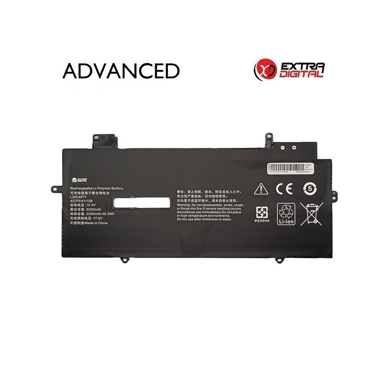Nešiojamo kompiuterio baterija LENOVO L20C4P71, 3200mAh, Extra Digital Advanced