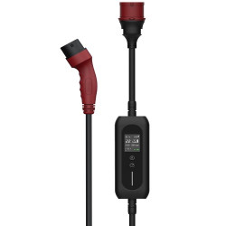 Elektromobilio nešiojamas įkroviklis Type 2 - CEE, 11kW, 6-16A, 3-fazis, 5m
