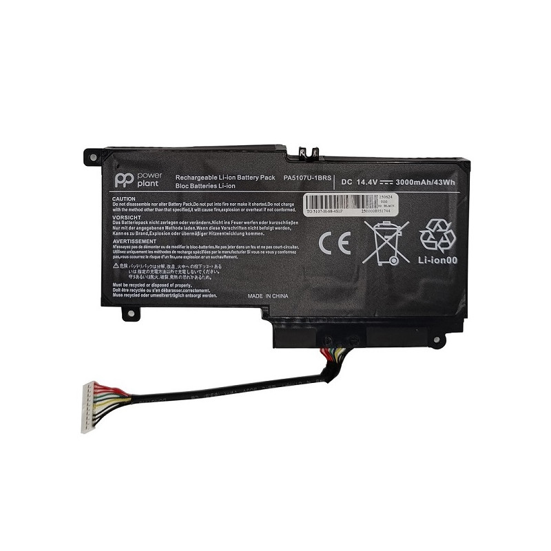 Nešiojamo kompiuterio baterija TOSHIBA PA5107U-1BRS, 3000mAh, Power Plant