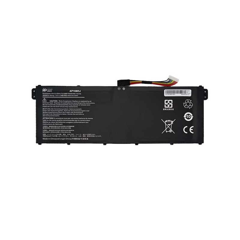 Nešiojamo kompiuterio baterija ACER AP16M5J, 4800mAh, Power Plant